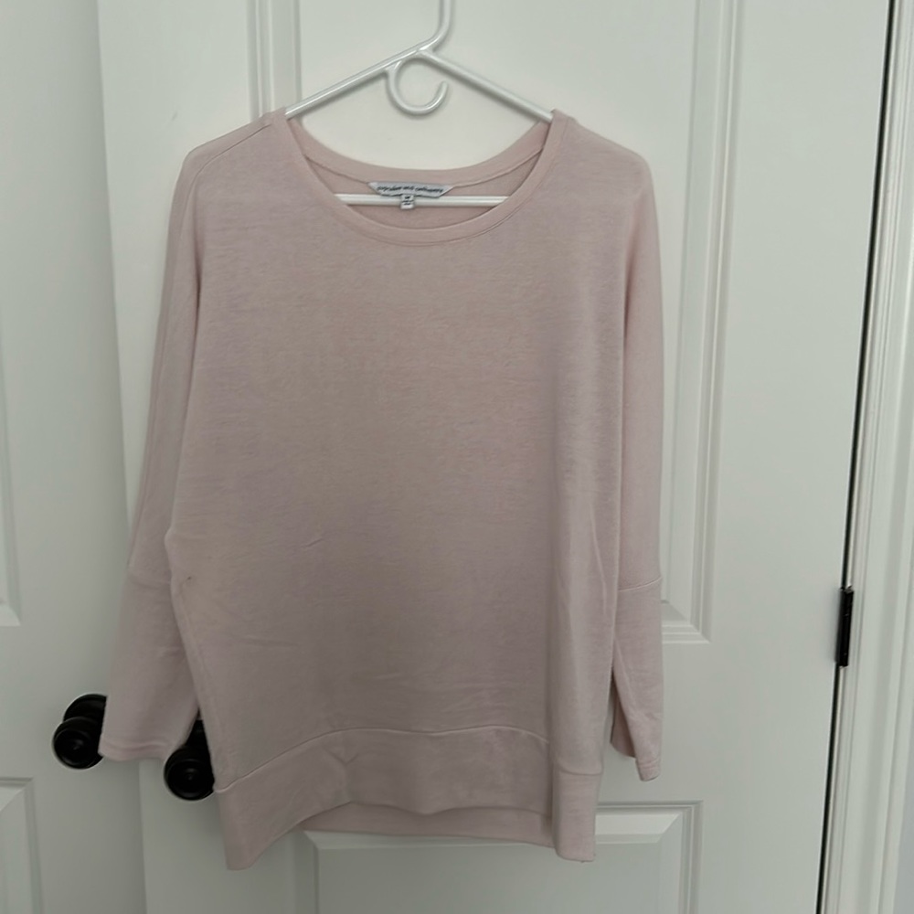 Cupcakes & Cashmere blush sweater
